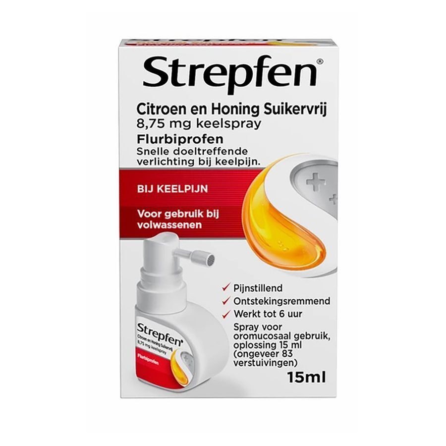 Strepfen 8.75mg Honing-citroen Spray 15ml