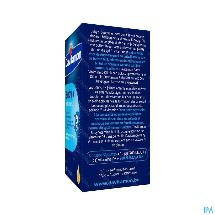 Davitamon Baby Vitamine D Huile 25ml