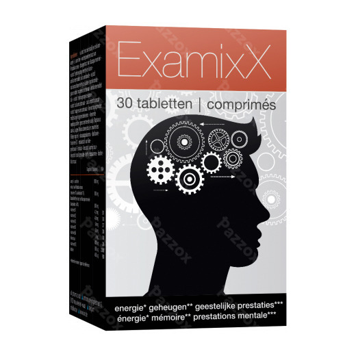 ExamixX Concentratie & Prestatie 30 Tabletten