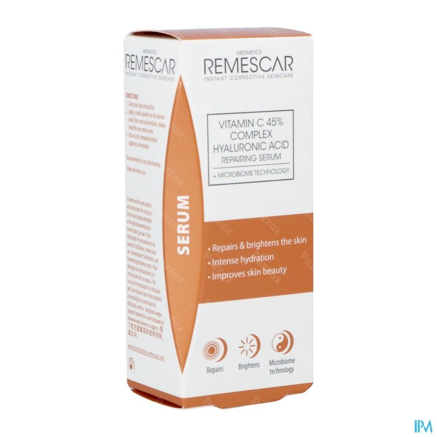 Remescar Vitamine C & Hyluronzuur Herstellend Serum 30ml