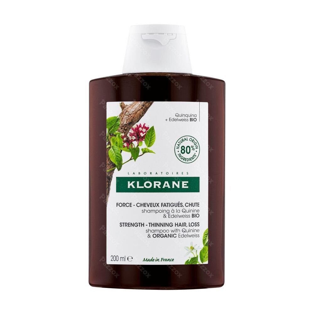 Klorane Force Cheveux Fatigués Shampoing Quinine & Edelweiss 200ml