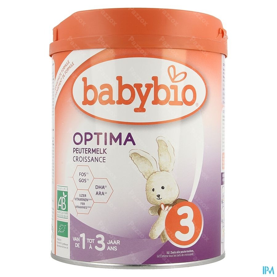 Babybio Optima 3 Lait Croissance 800g