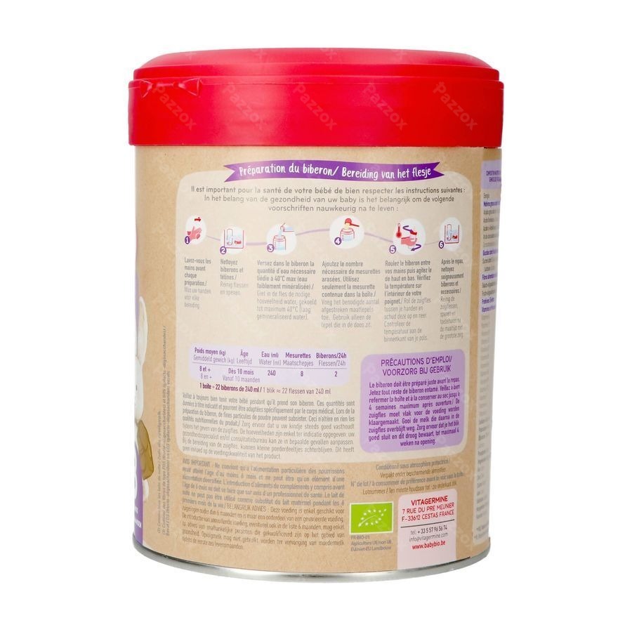 Babybio Optima 3 Lait Croissance 800g