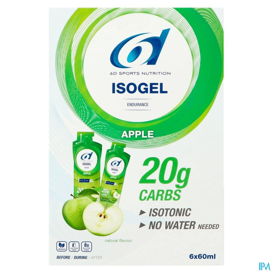 Sports Nutrition Isogel pomme 6x60ml