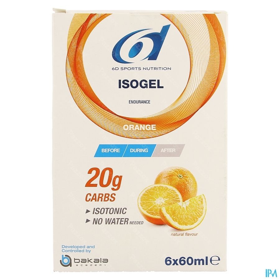 6d Sixd Isogel Orange 6x60ml