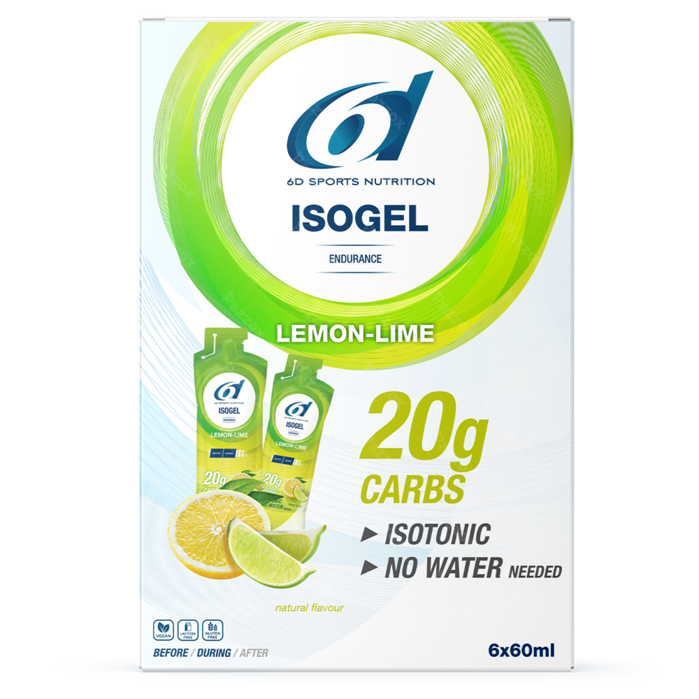 6d Sports Nutrition Isogel Citroen-Limoen 6x60ml