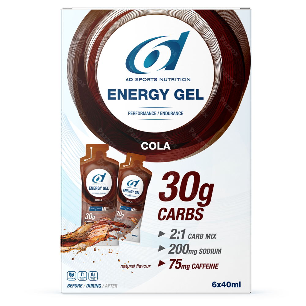 6d Sixd Energy + Caffeine Gel Cola 6x40ml