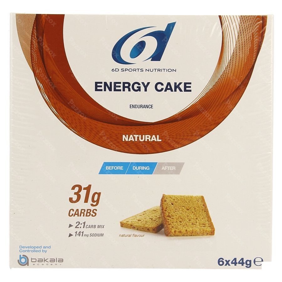 6d Sports Nutrition Energy Cake 6x44g