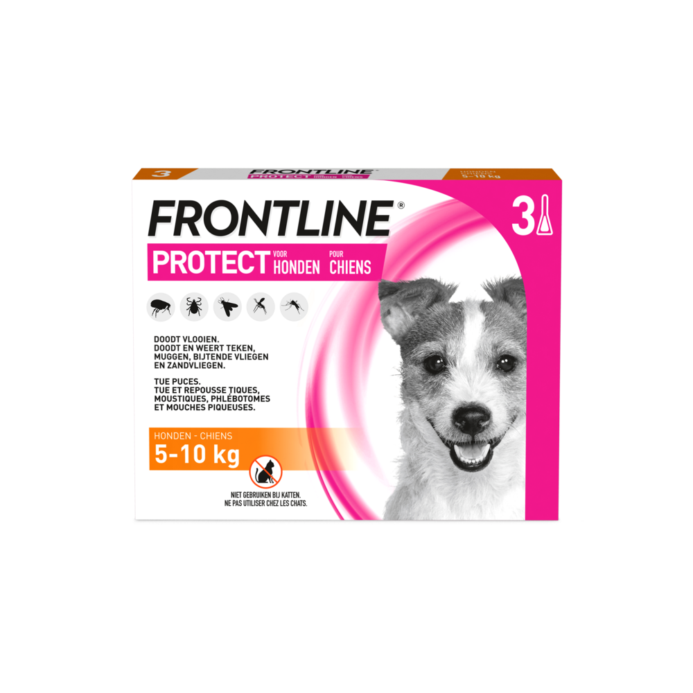 Frontline Protect Spot On Opl Hond 5-10kg Pipet 3