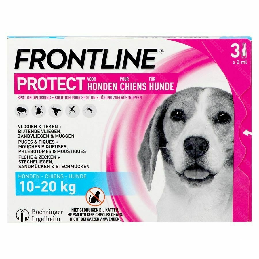Frontline Protect Spot On Opl Hond 10-20kg Pipet 3