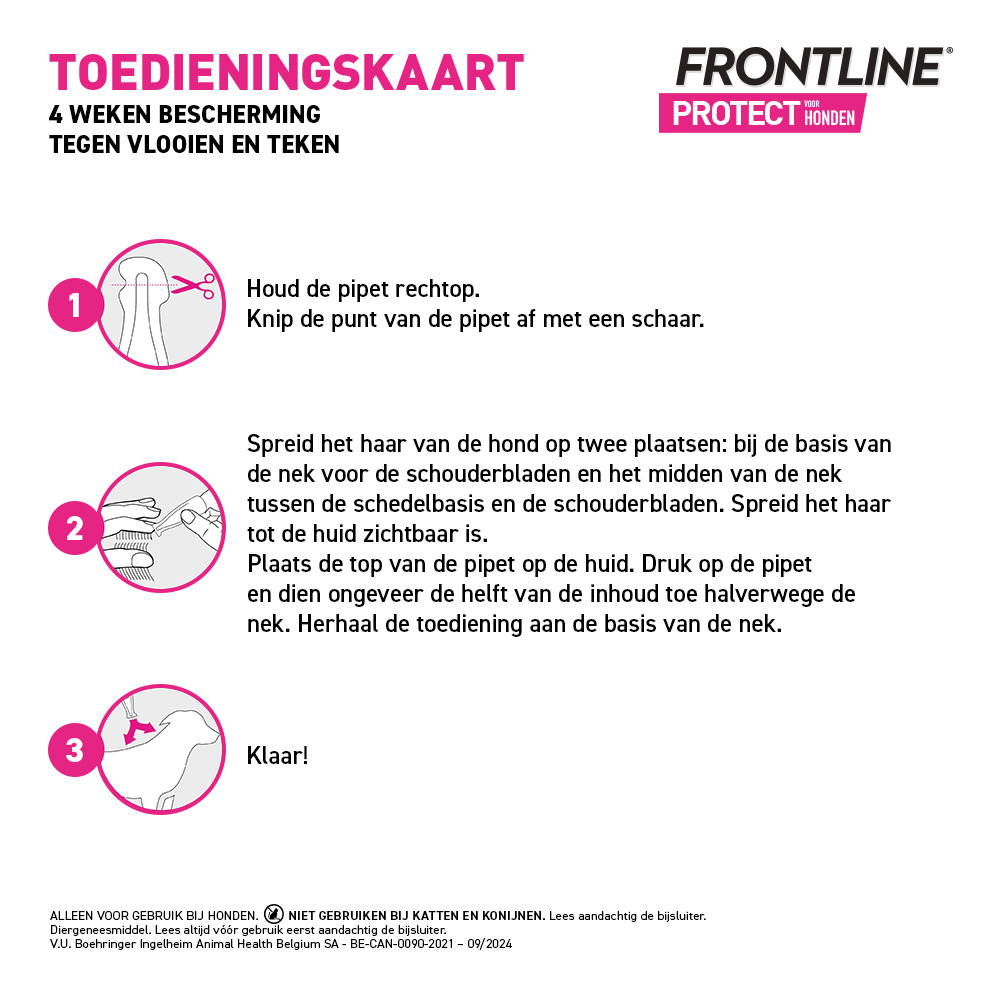 Frontline Protect Spot On Opl Hond 10-20kg Pipet 3