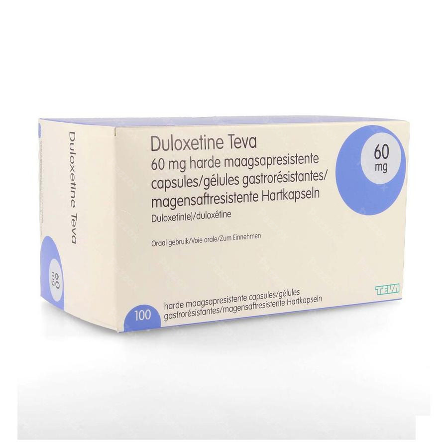 Duloxetine Teva 60mg Harde Caps 100 kopen - Pazzox