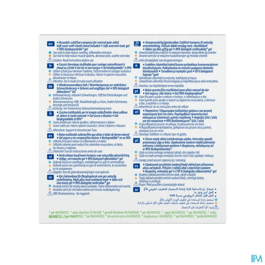 N1571ti-dab Nexcare Coldhot Therapy Pack Comfort Zonetemperatuur Indicator, 260 Mm X 110 Mm