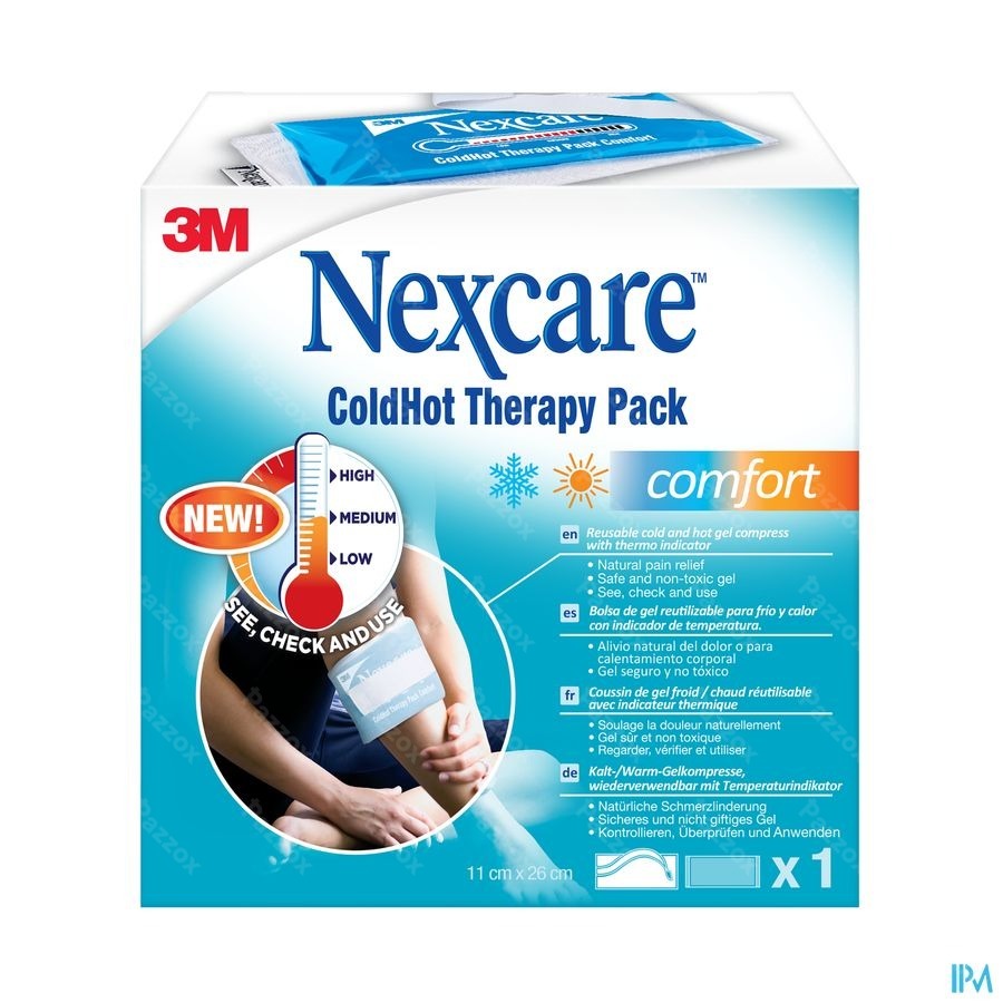 N1571ti-dab Nexcare Coldhot Therapy Pack Comfort Zonetemperatuur Indicator, 260 Mm X 110 Mm