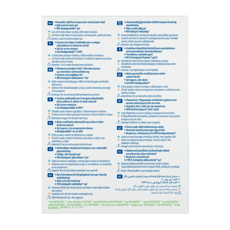 15710dab Nexcare™ Coldhot Therapy Pack Pack Flexible Thinsulate, 235 Mm X 110 Mm