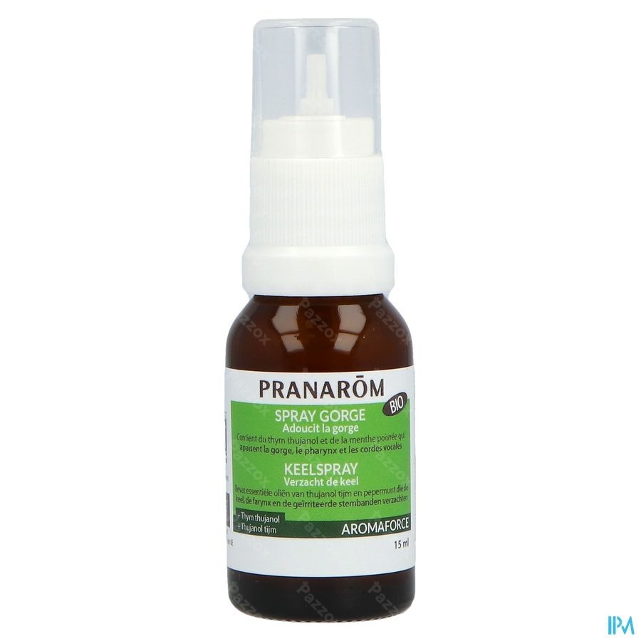 Pranarôm Spray Gorge Apaisant Bio 15ml
