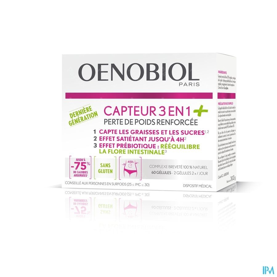 OENOBIOL CAPTEUR 3EN1+ 60 CAPS