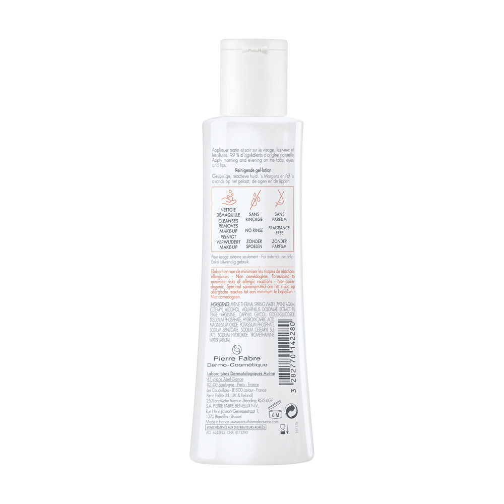 Avène Tolérance Lotion Nettoyante Gélifiée 200ml