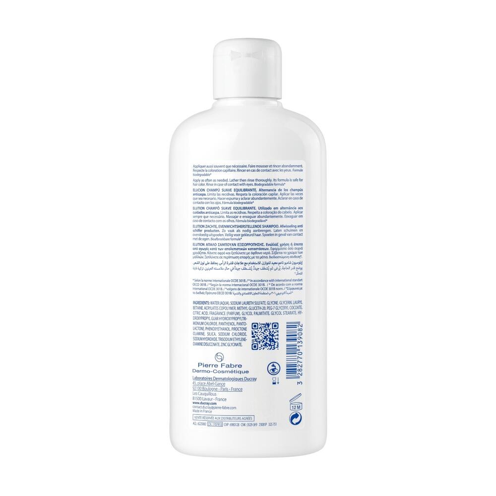 Ducray Elution Shampoo Balancerend 400ml