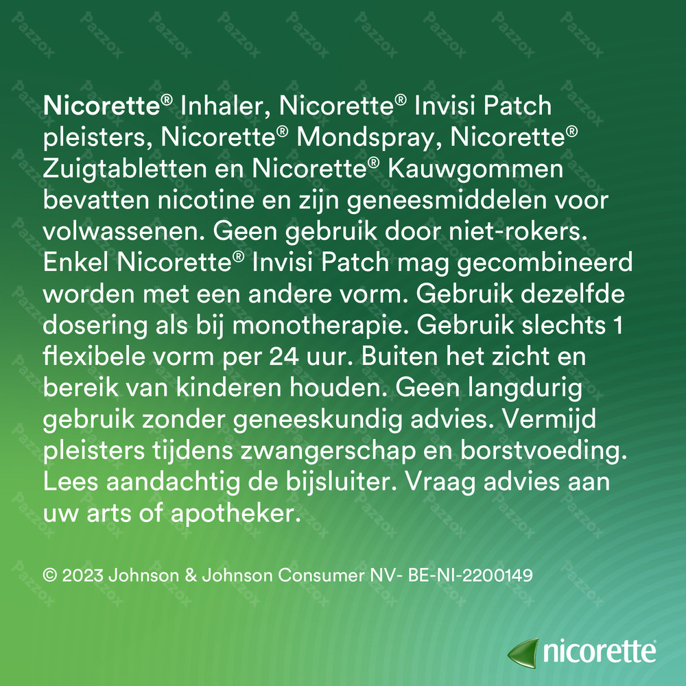 Nicorette Invisi 25mg 28  Patches