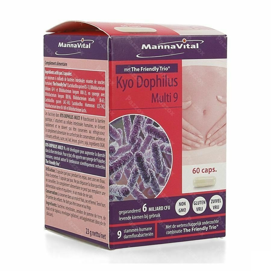 Mannavital Kyodophilus Multi 9 60 Capsules
