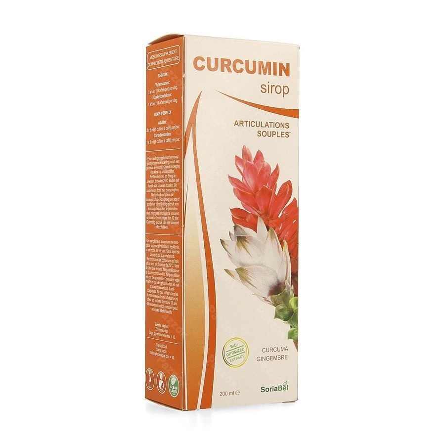 Soria Curcumin Sirop 200ml Nf Rempl.3415684