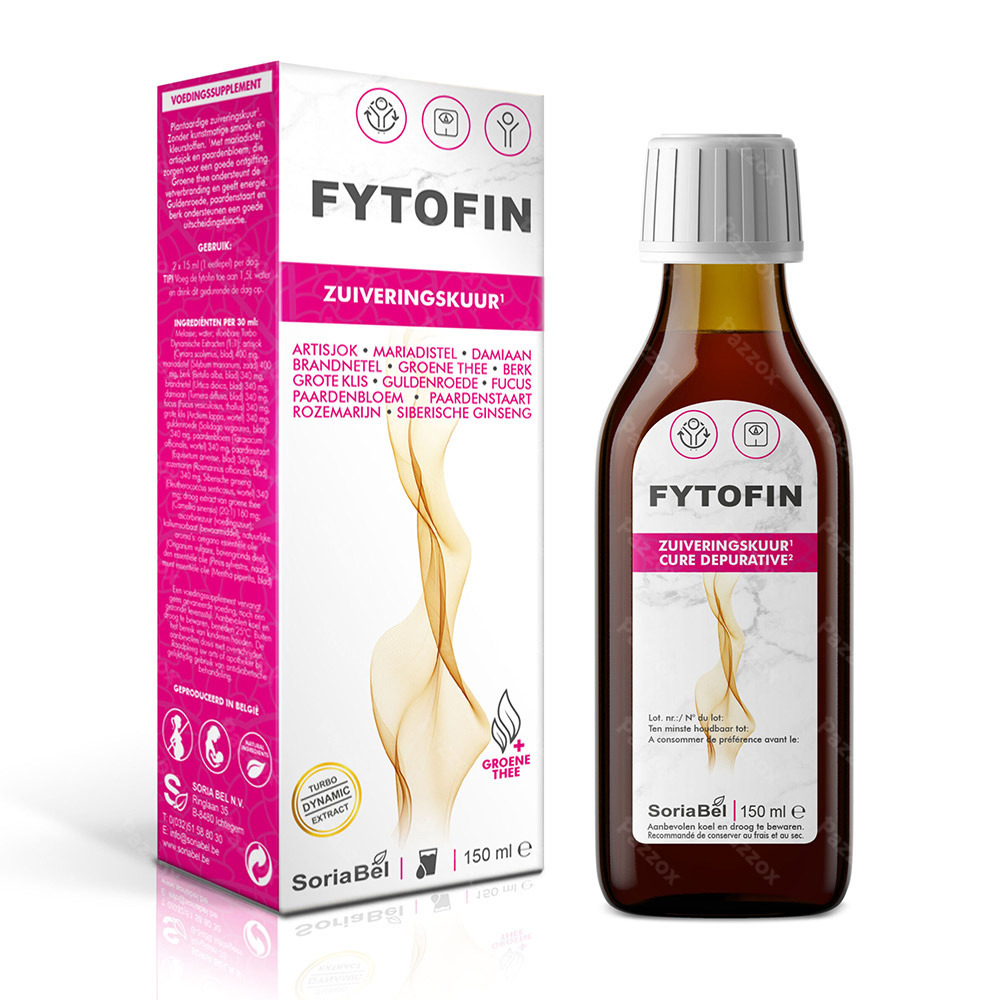 SoriaBel Fytofin Siroop Zuiveringskuur 150ml 