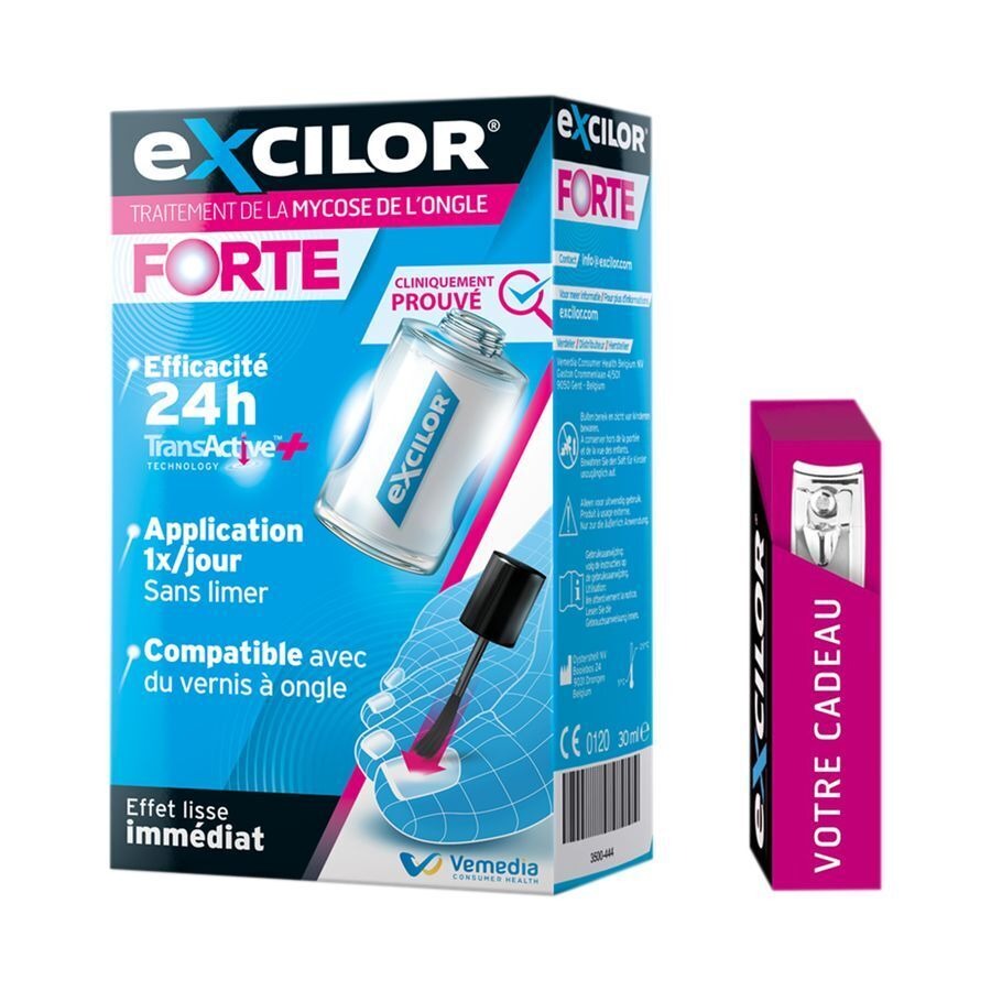 Excilor Traitement Mycose Ongles Forte + Cadeau
