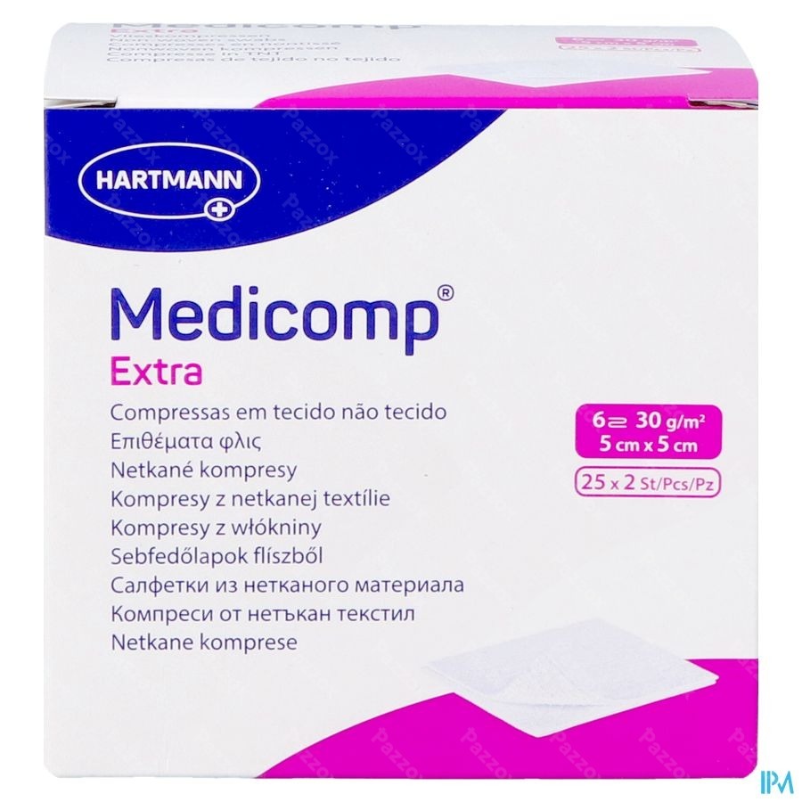 Medicomp Kp Ster Extra 6l 5x5cm 30g 25x2