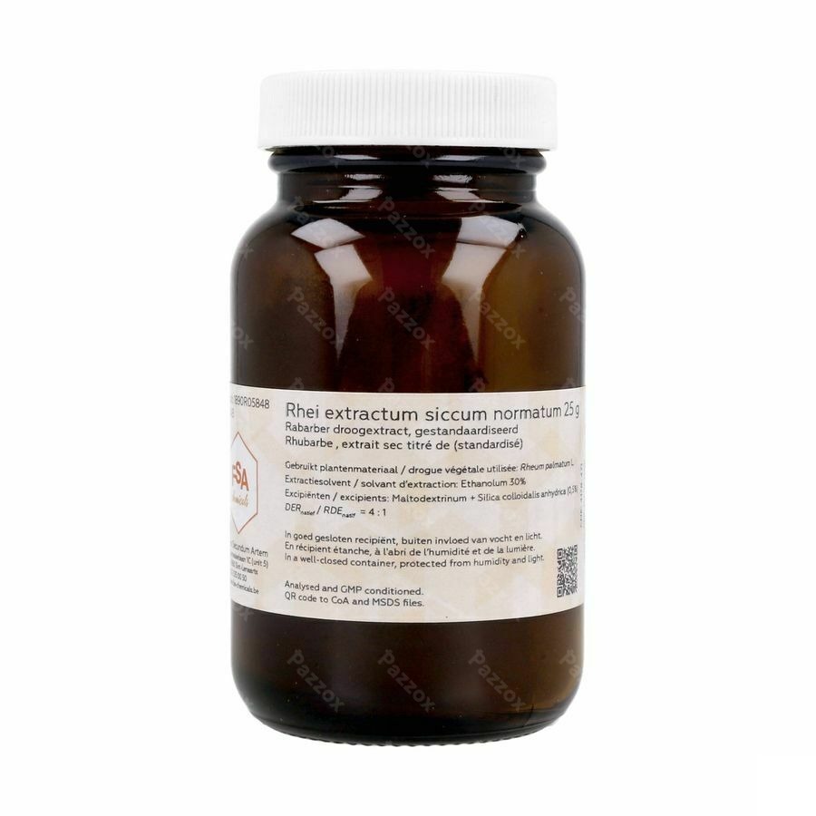 Rabarber Droog Extract Gestandaardiseerd 25g Magis