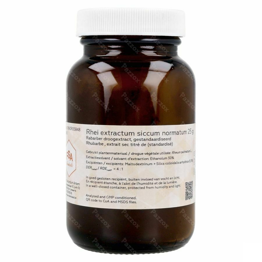Rabarber Droog Extract Gestandaardiseerd 25g Magis