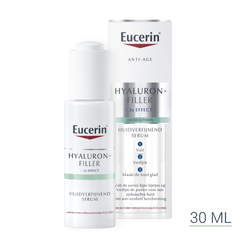 Eucerin Hyaluron-Filler 3x Effect Huidverfijnend Serum Rimpels Lijntjes en Poriën 30ml