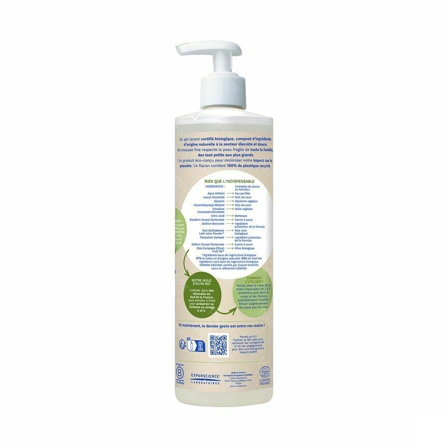 Mustela Fam Bio Gel Lavant 400ml