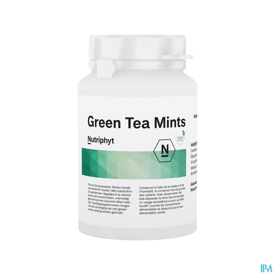 Nutriphyt Green Tea Mint 120 Comprimés