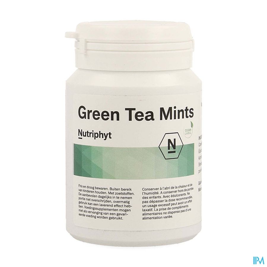 Nutriphyt Green Tea Mint 120 Comprimés