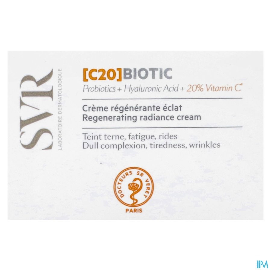 SVR C20 Biotic Crème Régénérante Éclat 50ml