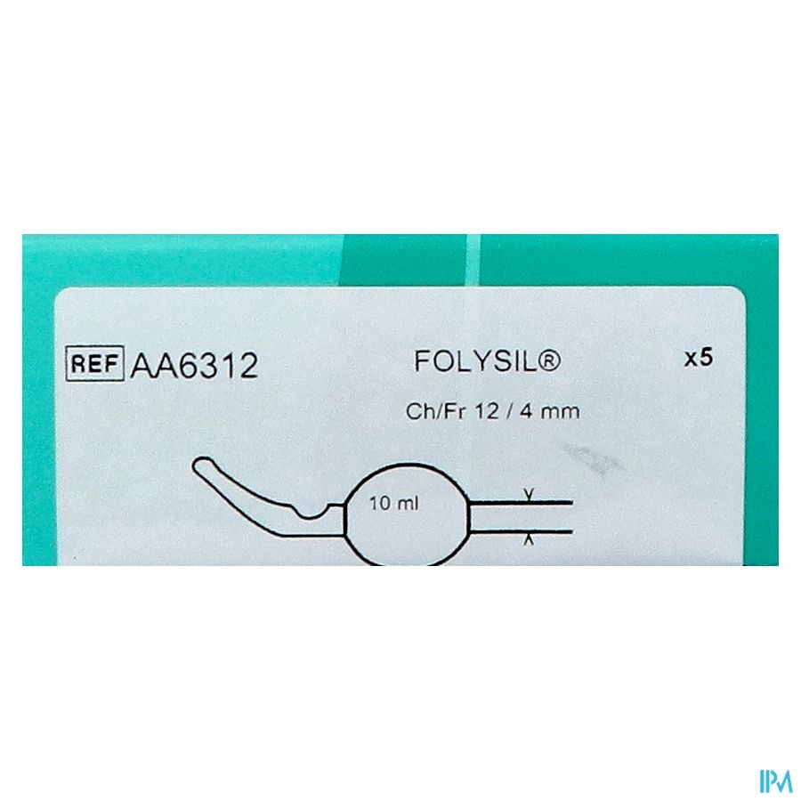 Folysil 2-weg Tie Sil Cath 15ml 40cm Ch12 5