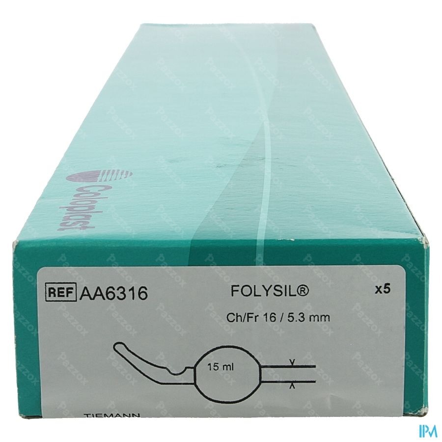 Folysil 2 Voies Tie Sil Cath 15ml 40cm Ch16 5
