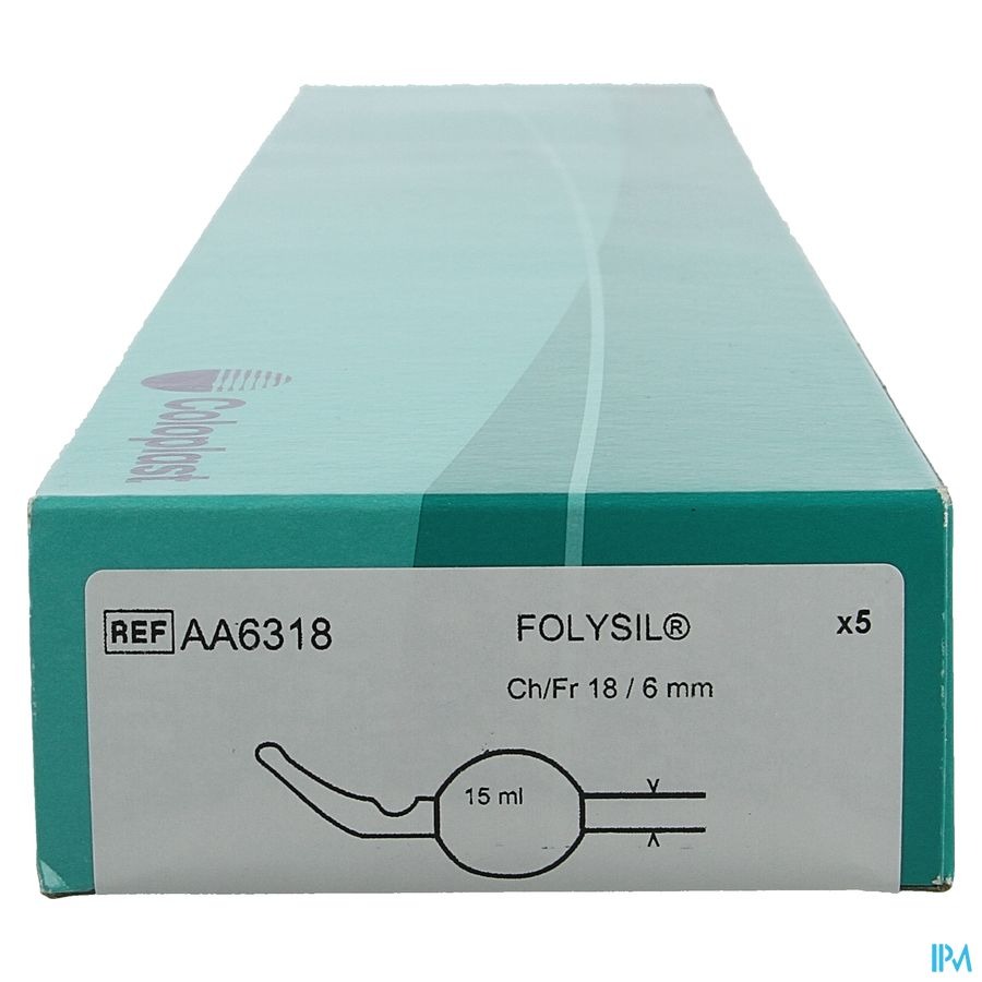 Folysil 2 Voies Tie Sil Cath 15ml 40cm Ch18 5