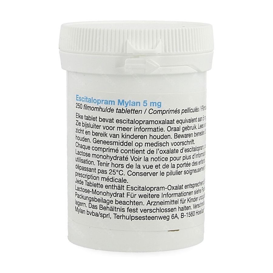 Escitalopram Viatris 5mg Filmomh Tabl 250 Pot