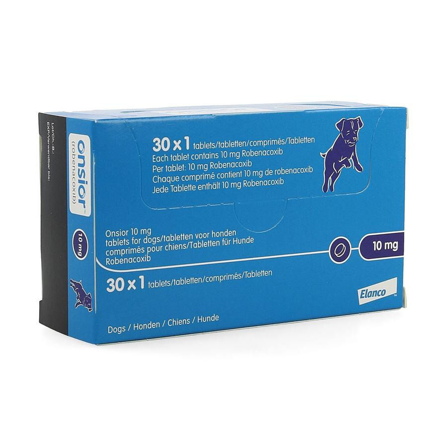 Onsior 10mg Chiens 5,0kg Comp 30 - Pazzox, pharmacie en ligne