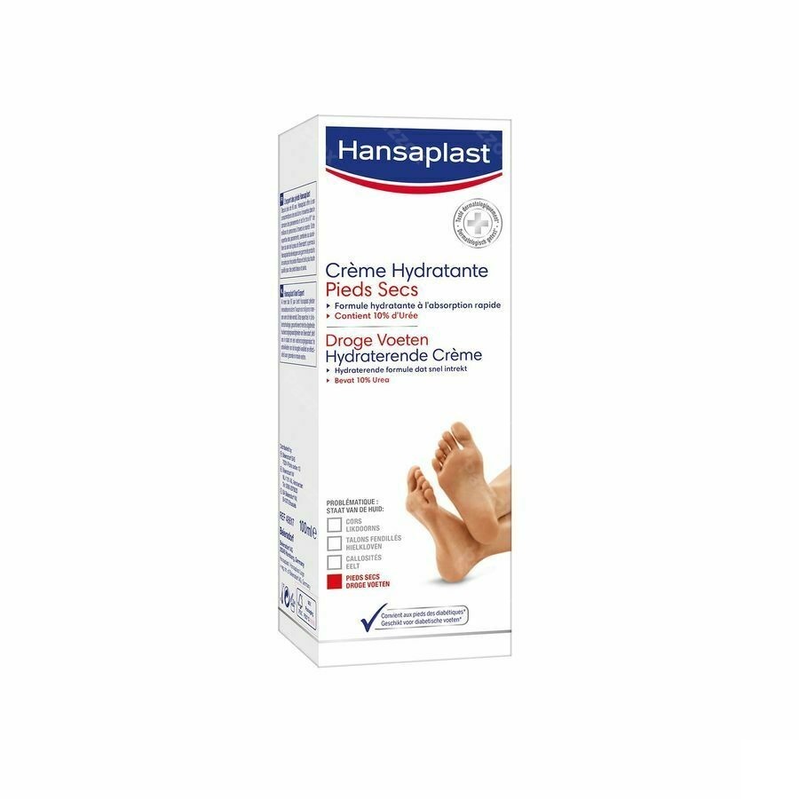Hansaplast Creme Droge Voeten 100ml