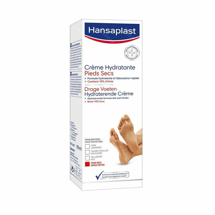 Hansaplast Creme Droge Voeten 100ml