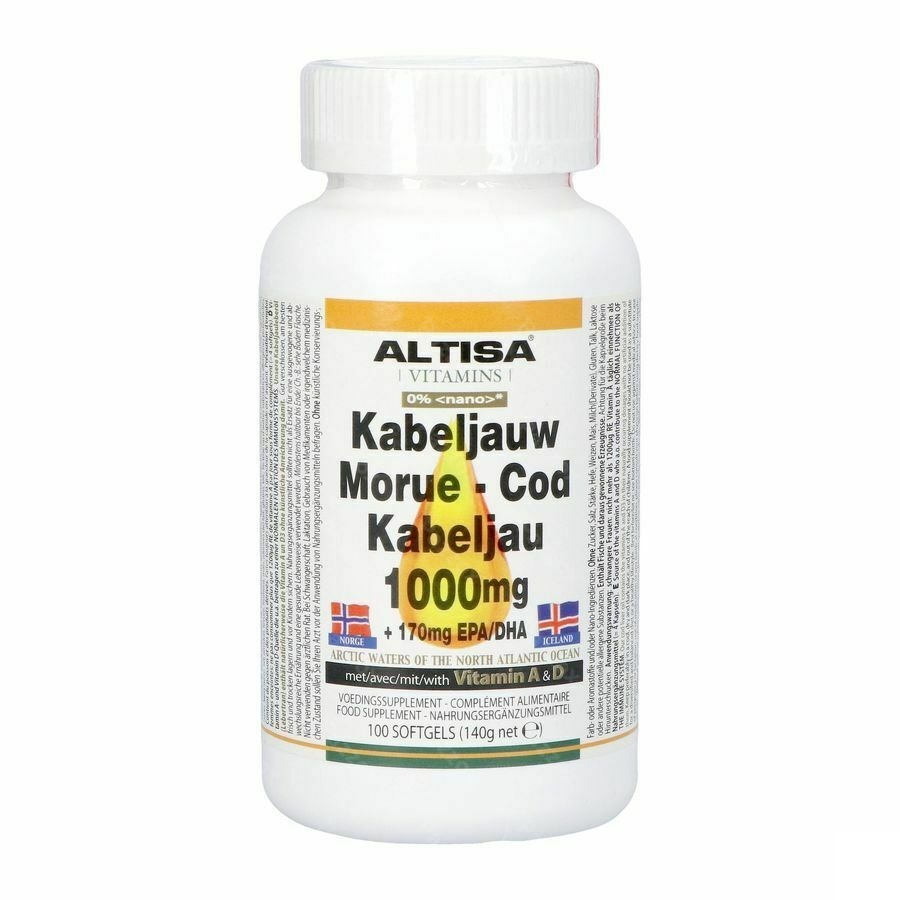 Altisa Huile Foie Morue 1000mg Caps 100