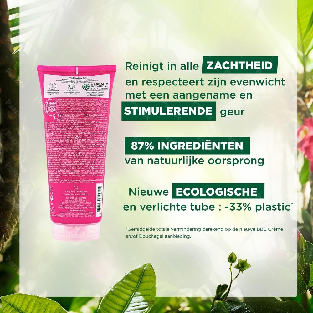 Klorane Lichaam Douchegel Vijg 200ml