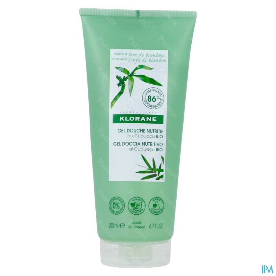 Klorane Gel Douche Sève Bambou 200ml
