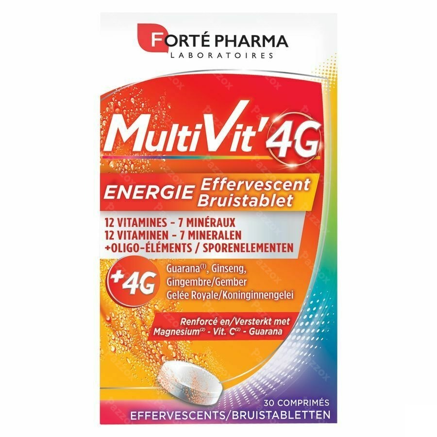 Forté Pharma MultiVit 4G Energie 30 Comp Efferv. 