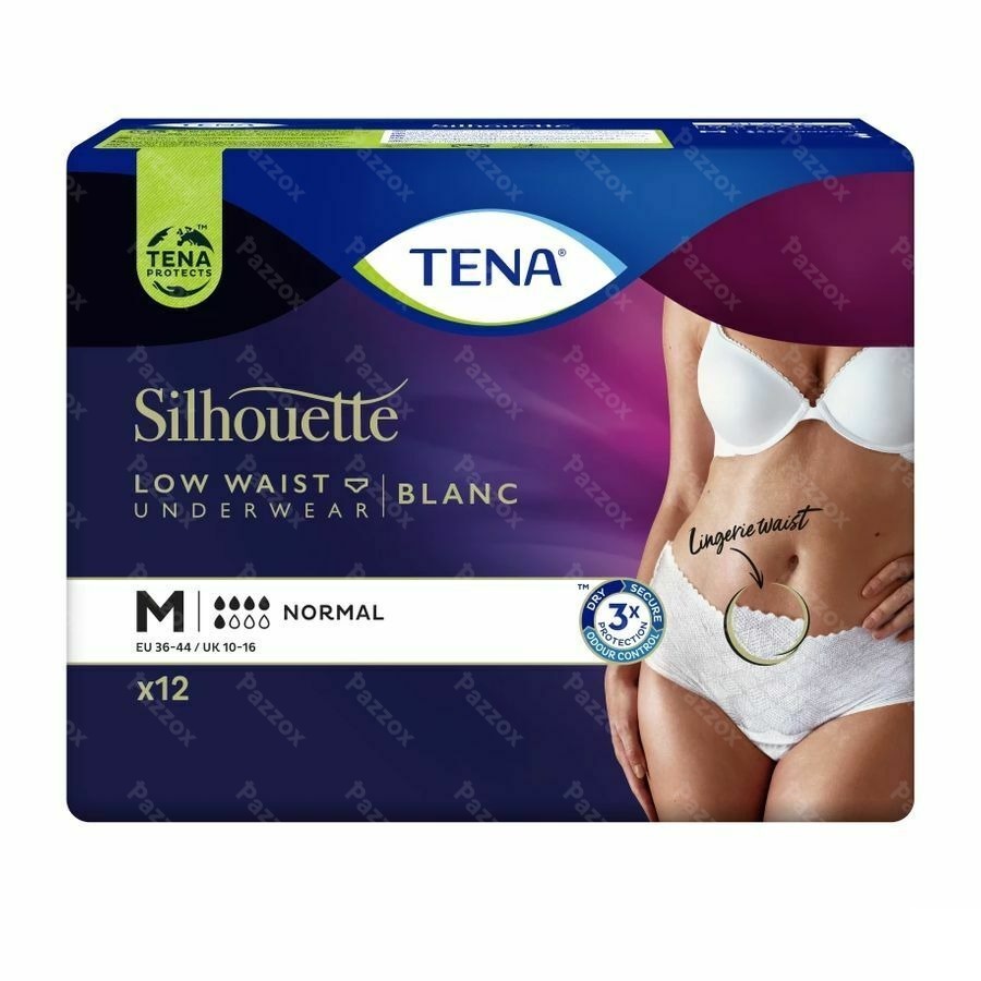 Tena Silhouette Normal Blanc Low Waist M 12 795512
