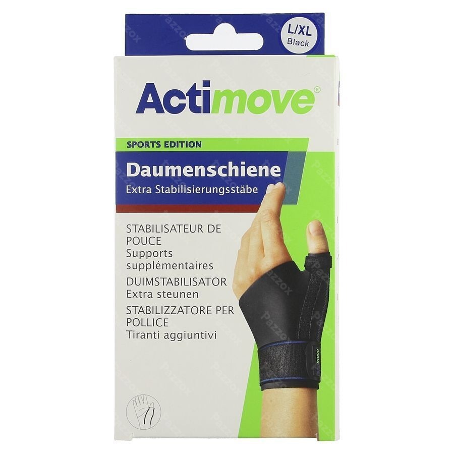 Actimove Sport Thumb Stabilizer Black l/xl 1