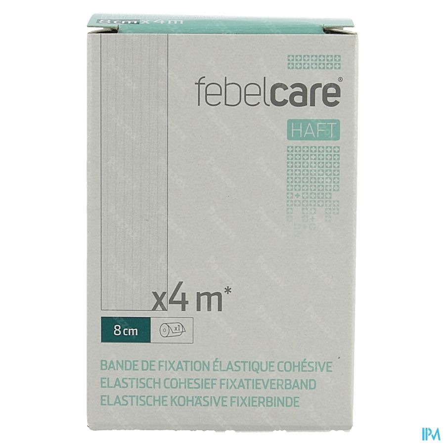Febelcare Haft Elas. Cohesief Fixatieverb. 8cmx4m